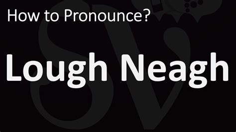 pronounce lough.